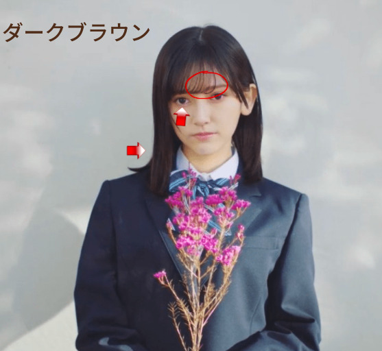 池田瑛紗とスペイン人の比較