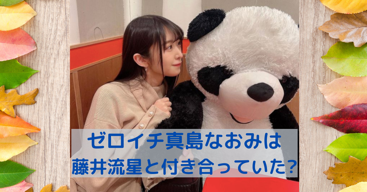 真島なおみと藤井流星